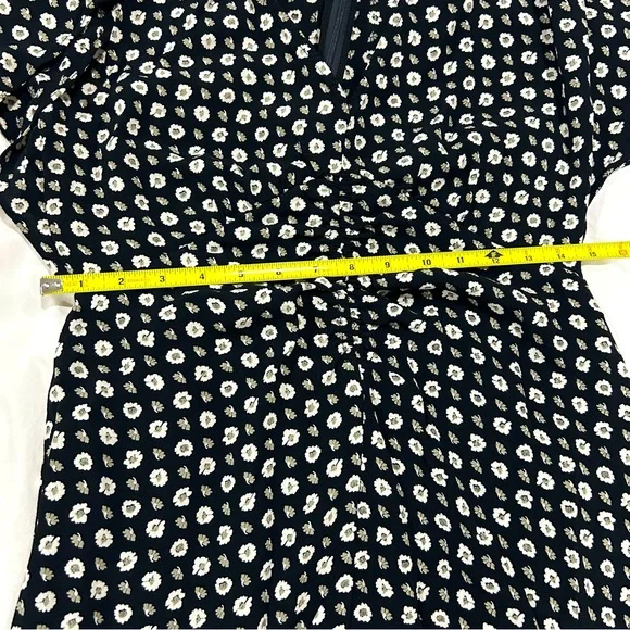 NWOT Madewell black w/white flowers dress, 6, - Picture 12 of 16